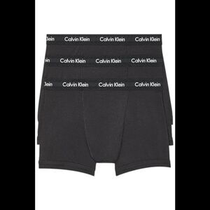 Calvin Klein Men's 3-Pack Stretch Boxer Brief Black